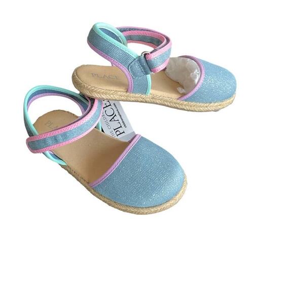 Denim‎ Espadrilles Toddler Girls 11 *NWT - Picture 1 of 6
